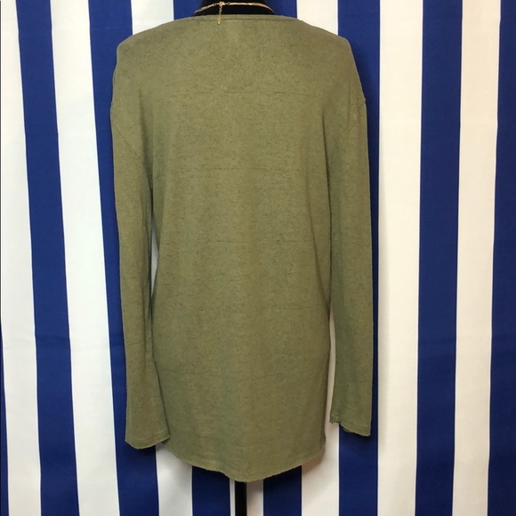 Nordstrom olive green sweater - Picture 2 of 3